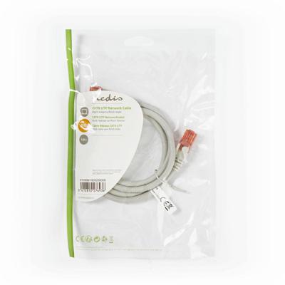 CAT6 UTP-Netwerkkabel | RJ45 Male - RJ45 Male | 1,0 m | Grijs