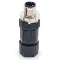 Amphenol M12D-04BMMB-SL7001 M SERIES 4 polig connector male M12 D-coding SCREW male - thumbnail