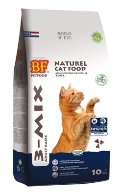 BF Petfood 3-Mix Adult kattenvoer 2 x 10 kg