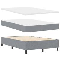Boxspringbed met Matras & LED Verlichting in Grijs, 120 x 190 cm - thumbnail