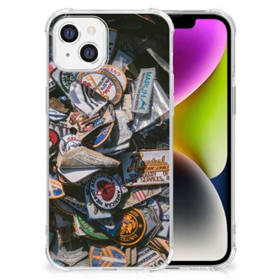 iPhone 14 Anti-shock Hoesje met foto Badges iPhone 14 Anti-shock Hoesje met foto Badges