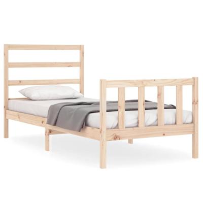 Bedframe zonder matras massief grenenhout 90x190 cm