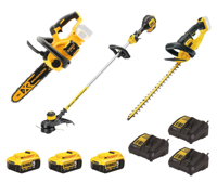 DeWALT DCM561P3SET Accu Combiset Heggenschaar + Kettingzaag + Grastrimmer 18V 5,0Ah Li-ion - thumbnail