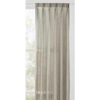 Vitrage Louis transparant - grijs - thumbnail