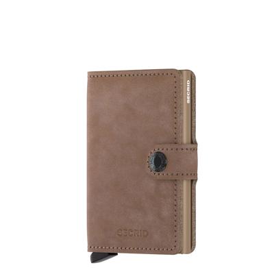 SECRID Miniwallet Taupe - Pasjeshouder dames