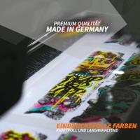 Unleazhed Unscratch - Frame protection film Monstera white matt - thumbnail