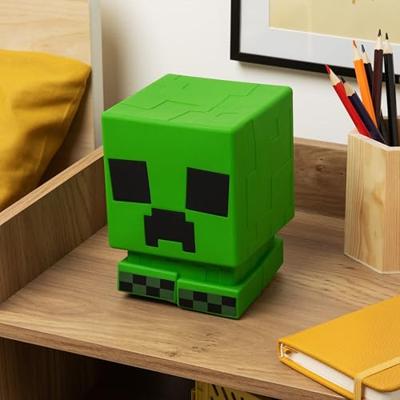 Minecraft Squishy Glo Silicon Light Creeper 15 cm - thumbnail