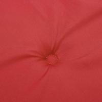 VidaXL Tuinstoelkussens 4 st 40x40x4 cm oxford stof rood - thumbnail