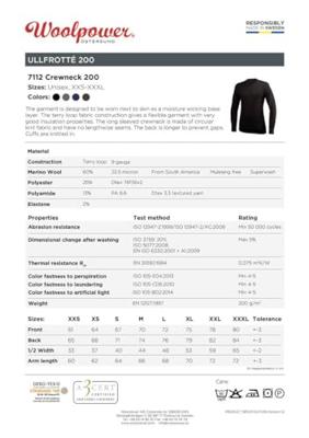 Woolpower Woolpower | 200 | Uniseks thermoshirt