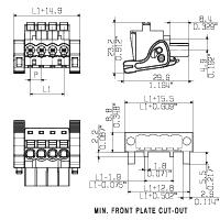 Weidmüller 1983200000 Female behuizing (kabel) BL/SL Totaal aantal polen: 14 Rastermaat: 5.08 mm Inhoud: 18 stuk(s) - thumbnail