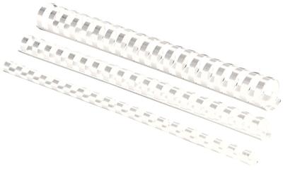 Fellowes bindruggen, pak van 100 stuks, 14 mm, wit Fellowes bindruggen, pak van 100 stuks, 14 mm, wit