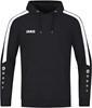 JAKO 6723K Sweater Met Kap Power Kids - Zwart - 140