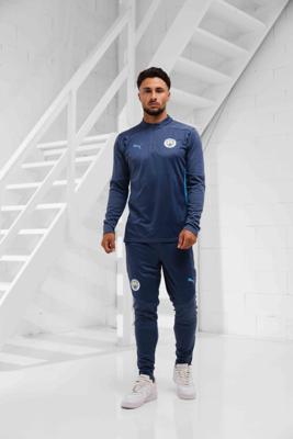 Manchester City 1/4-Zip Trainingspak Senior 2024/2025 - Maat S - Kleur: Donkerblauw | Soccerfanshop