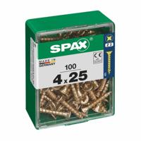 Schroefdoos SPAX Houten schroef Platte kop (4 x 25 mm) (4,0 x 25 mm) - thumbnail