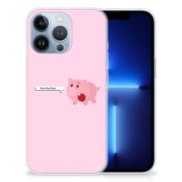 Apple iPhone 13 Pro Telefoonhoesje met Naam Pig Mud - thumbnail