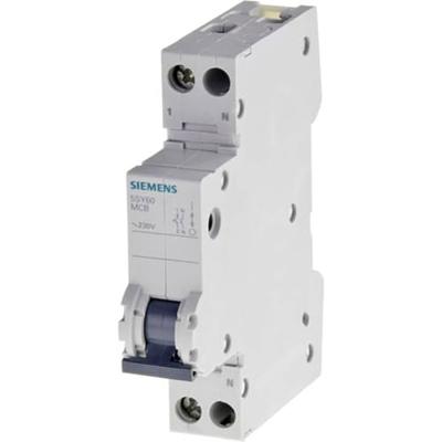 Siemens 5SL60166 Siemens Dig.Industr. Zekeringautomaat B/6 kA 1-polig 16 A 230 V