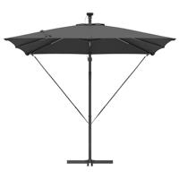 Cantilever Banana Parasol Antraciet 249 x 249 x 250 cm - thumbnail
