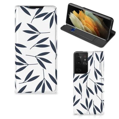 Samsung Galaxy S21 Ultra Smart Cover Leaves Blue Samsung Galaxy S21 Ultra Smart Cover Leaves Blue