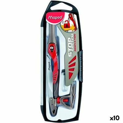 Kompas Maped 3 Onderdelen (10 Stuks)