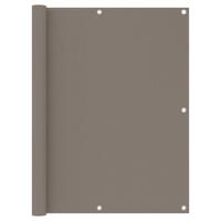 VidaXL Balkonscherm 120x300 cm oxford stof taupe - thumbnail