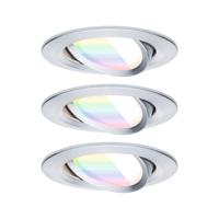 Paulmann 92435 LED-plafondlamp, LED-inbouwlamp 6 W Aluminium (gedraaid) - thumbnail