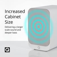 Q Acoustics: 3020i Boekenplank Speakers 2 Stuks - Arctic White - thumbnail
