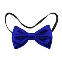 Strikje Metallic Blauw - thumbnail
