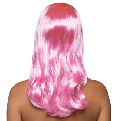 Pruik chique licht roze - thumbnail