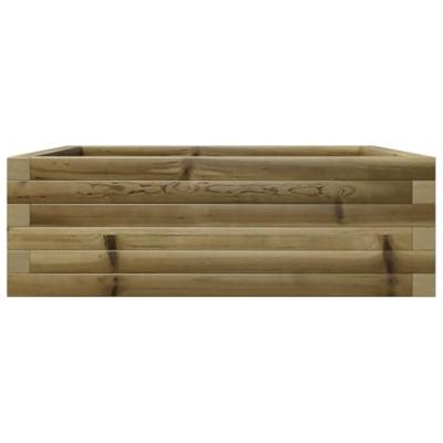 VidaXL Plantenbak 70x70x23 cm geïmpregneerd grenenhout