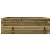 Plantenbak 70x70x23 cm geïmpregneerd grenenhout - thumbnail