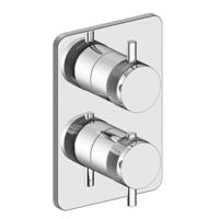 Xellanz Nala inbouw douchethermostaat compleet 2-weg chroom - thumbnail