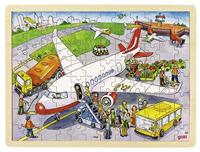 Goki puzzel vliegveld, 96st. - thumbnail