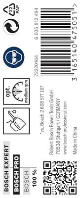 Bosch Accessoires Metaalboren HSS-G, Standard 6,9 x 69 x 109 mm 10st - 2608585500