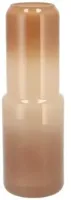 Daan Kromhout Design vaas glas may natural 9x25cm bruin - thumbnail
