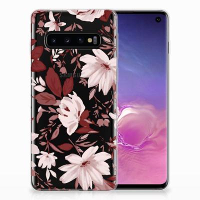 Smartphone hoesje Samsung Galaxy S10 Watercolor Flowers