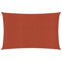 VidaXL Zonnezeil 160 g/m² 2,5x5 m hdpe terracottakleurig - thumbnail