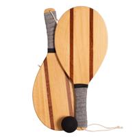 JUEGO DE 2 PALAS DE PLAYA MADERA SOFTEE RETRO - thumbnail