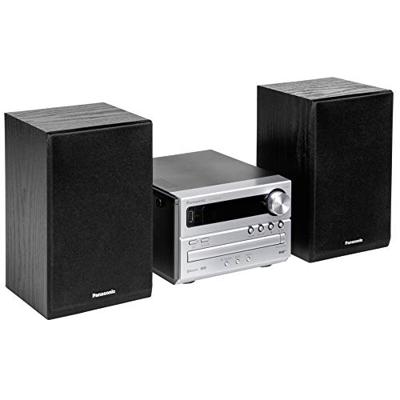 Panasonic SC-PM254EG-S Stereoset Bluetooth, CD, DAB+, FM, USB 2 x 10 W Zwart, Zilver
