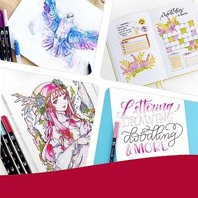 Tombow • brush pen abt dual brush pen set primary colours 12pcs