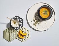 Zone - Triangles - Onderzetter zwart groot - thumbnail