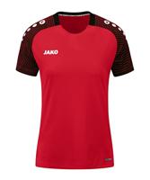 JAKO 6122D T-Shirt Performance Dames - Rood/Zwart - 40 - thumbnail