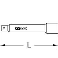 KS Tools 911.3856 9113856 Dopsleutelverlenging Aandrijving 3/8 (10 mm) 200 mm 1 stuk(s) - thumbnail