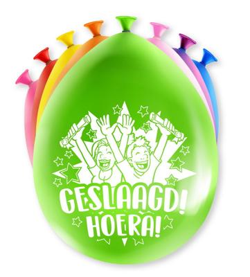 8 Party Ballonnen Geslaagd