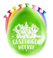 8 Party Ballonnen Geslaagd - thumbnail