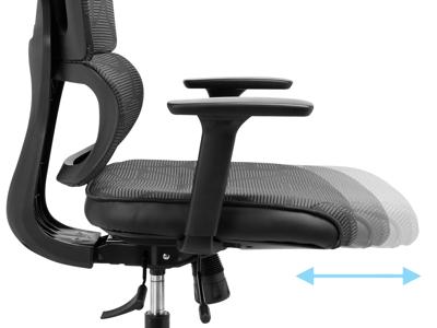 Sandberg ErgoFusion Gaming Chair Pro Universele gamestoel Gecapitonneerde zitting Zwart, Grijs Sandberg ErgoFusion Gaming Chair Pro Universele gamestoel Gecapitonneerde zitting Zwart, Grijs