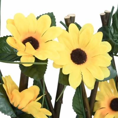 Kunstplant klimop op latwerk uittrekbaar 180x30 cm geel Kunstplant klimop op latwerk uittrekbaar 180x30 cm geel