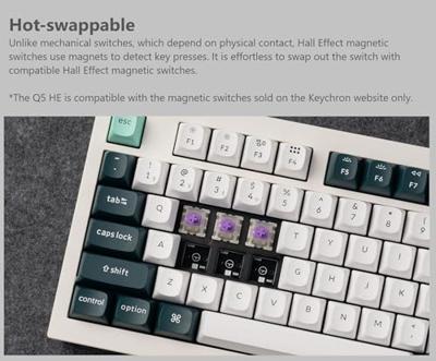 Keychron Q5 HE QMK toetsenbord
