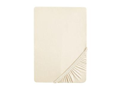 Biberna Jersey hoeslaken (Naturel, 180-200 x 200 cm)