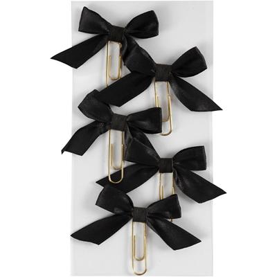 Creativ Company Paperclips, afm 40x70 mm, zwart, 5 stuk/ 1 doos