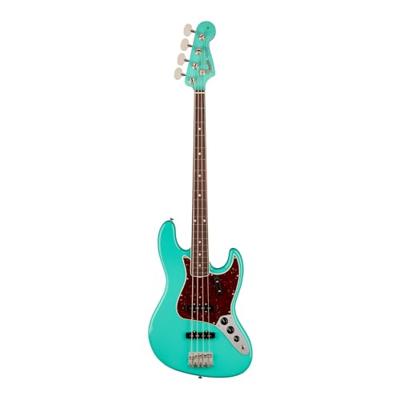Fender American Vintage II 1966 Jazz Bass RW Sea Foam Green elektrische basgitaar met koffer - thumbnail